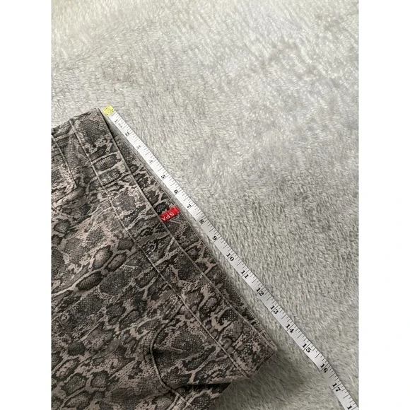 SPANX Animal Print Jean-ish Ankle Leggings Taupe Snakeskin Women Medium 20018R - Picture 8 of 9